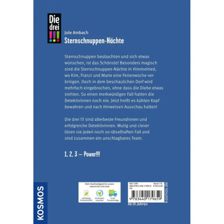 Die drei !!!, 115, Sternschnuppen-Nächte