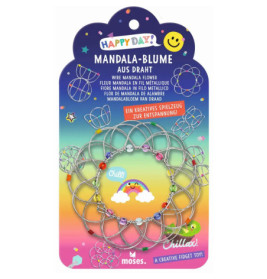 Happy Day Mandala-Blume aus Draht