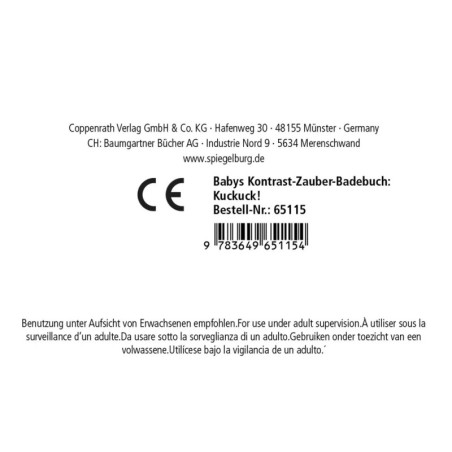 Babys Kontrast-Zauber-Badebuch: