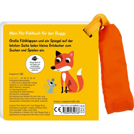 Mein Filz-Fühlbuch f.d.Buggy: Kuckuck, kleine Eule