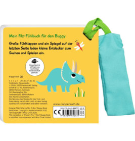 Mein Filz-Fühlbuch f.d.Buggy: Kuckuck, kleiner Dino