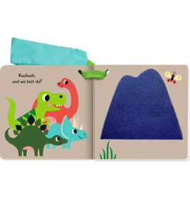 Mein Filz-Fühlbuch f.d.Buggy: Kuckuck, kleiner Dino