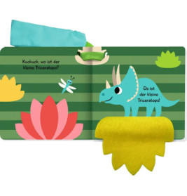 Mein Filz-Fühlbuch f.d.Buggy: Kuckuck, kleiner Dino