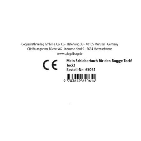 Mein Schieberbuch f. d. Buggy: Tock! Toc