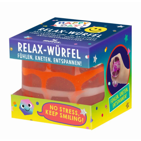 Happy Day Relax-Würfel Neon