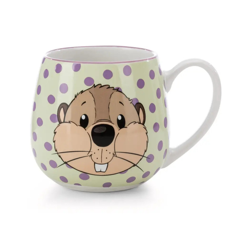 Tasse Biber Harry Woodsnacker & Frosch Fridolin Frog