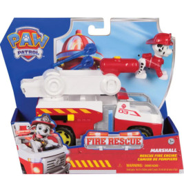 Marshall Paw Patrol Feuerwehrauto-Spielzeug mit Marshall-Figur, geeignet für Kinder ab 3 Jahren.