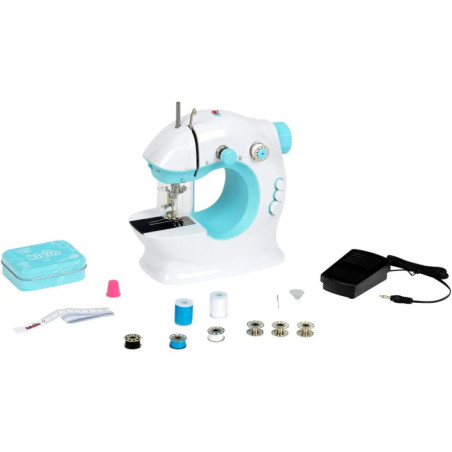 Nähmaschine für Kinder, blau