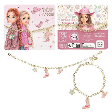 TOPModel Armband mit Charms COWGIRL