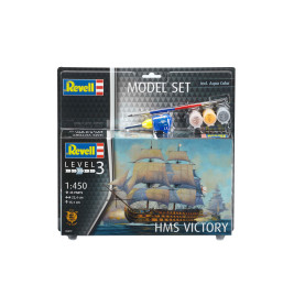 Model Set HMS Victory, Revell Modellbausatz mit Basiszubehör