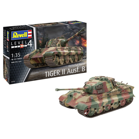 Tiger II Ausf.B (Henschel Turret), Revell Modellbausatz