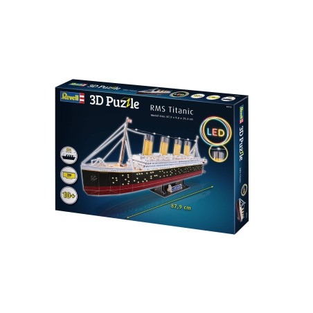RMS Titanic - LED Edition, Revell 3D Puzzle mit Beleuchtung