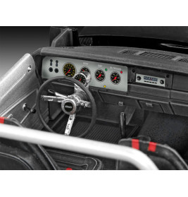 Model Set F&F Dominic s 1970 Dodge Charger, Revell Modellbausatz mit Basiszubehör