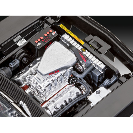 Model Set F&F Dominic s 1970 Dodge Charger, Revell Modellbausatz mit Basiszubehör