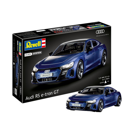 Audi RS e-tron GT easy-click-system, Revell Bausatz zum Zusammenstecken mehrfarbig
