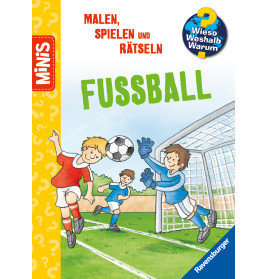 Ravenburger 46332 Ravensburger Minis: Wieso? Weshalb? Warum? Malen, Spielen, Rätseln - Fußball RV Minis