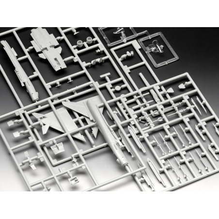 Model Set Eurofighter Typhoon - RAF, Revell Modellbausatz mit Basiszubehör