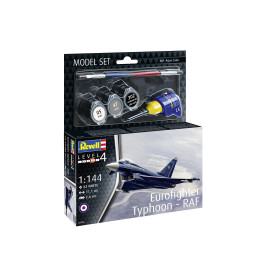Model Set Eurofighter Typhoon - RAF, Revell Modellbausatz mit Basiszubehör