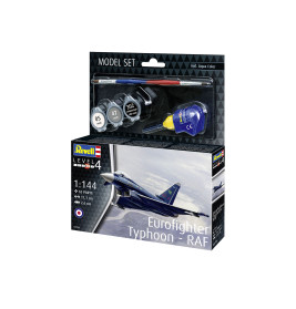 Model Set Eurofighter Typhoon - RAF, Revell Modellbausatz mit Basiszubehör