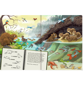 Tiere über und unter der Erde riesengroßes WimmelSuchBuch