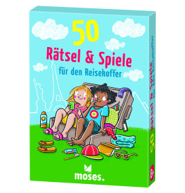 50 Rätsel & Spiele für den Reisekoffer