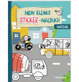 Mein kleines Sticker-Malbuch. Fahrzeuge