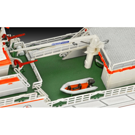 Model Set Seenotkreuzer Hermann Marwede, Revell Modellbausatz mit Basiszubehör