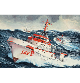 Model Set Seenotkreuzer Hermann Marwede, Revell Modellbausatz mit Basiszubehör