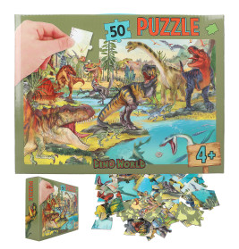Dino World Puzzle 50 Teile