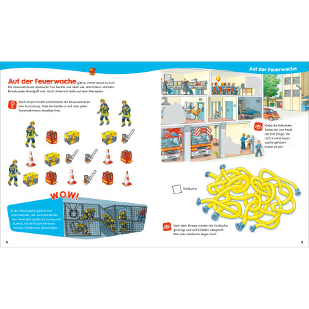 WAS IST WAS Junior Mitmach-Hef t - Feuerwehr