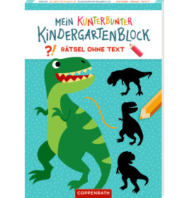 Mein k. Kindergartenblock: Rätsel - Dinosaurier