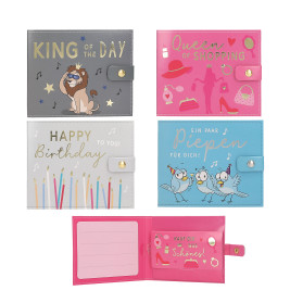 Papier-Geldbörse mit Musik