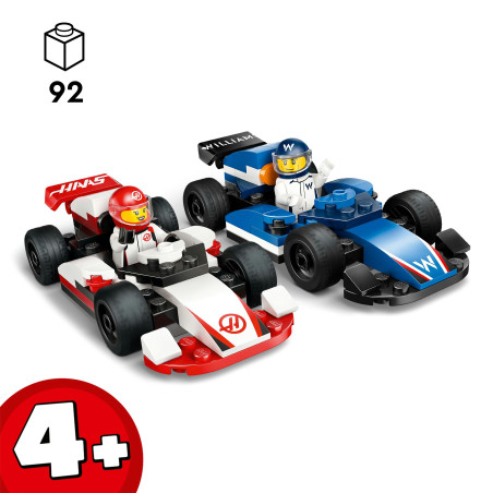 LEGO City 60464 F1 Williams Racing und Haas F1 Rennautos