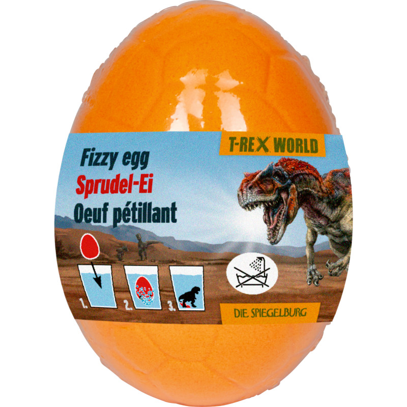 Sprudel-Ei - T-Rex World, sortiert
