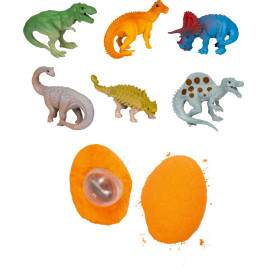 Sprudel-Ei - T-Rex World, sortiert