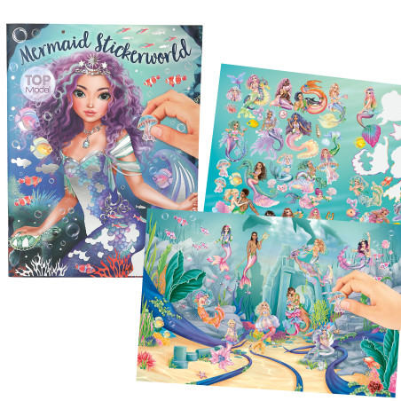 TOPModel Metallic Stickerworld MERMAID