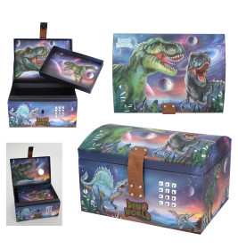 Dino World Schatztruhe mit Code