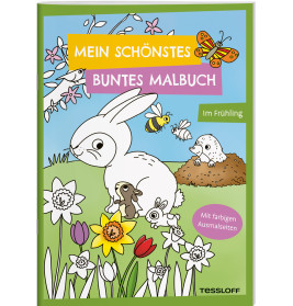 Mein schönstes buntes Malbuch Frühling