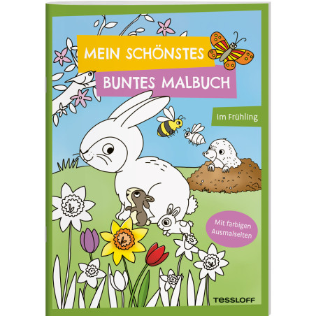 Mein schönstes buntes Malbuch Frühling