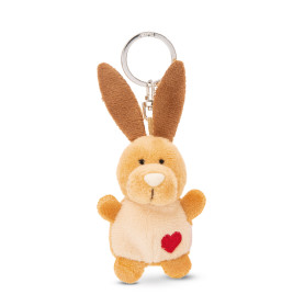 Schlüsselanhänger Hase mit Herz 5cm