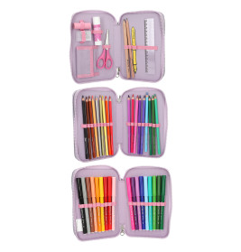 Ylvi 3 Fach Federtasche mit appliziertem Flügel