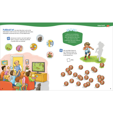 WAS IST WAS Junior Mitmach- Heft Fußball