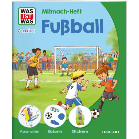 WAS IST WAS Junior Mitmach- Heft Fußball