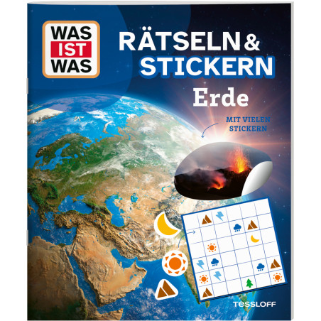 WAS IST WAS Rätseln und Stickern Erde