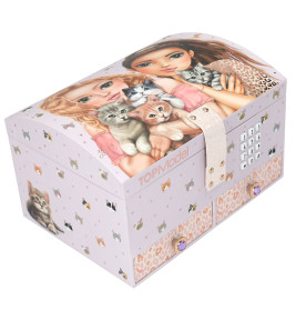 TOPModel gr. Schmuckkästchen mit Code und Sound CAT LOVE