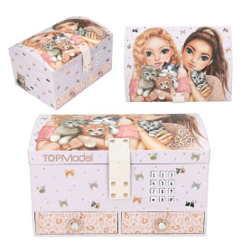TOPModel gr. Schmuckkästchen mit Code und Sound CAT LOVE