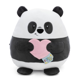 NICI Chill-Panda mit Herz (20cm), superweiches Plüschtier und ideales Geschenk mit Chill n Nap Tag.