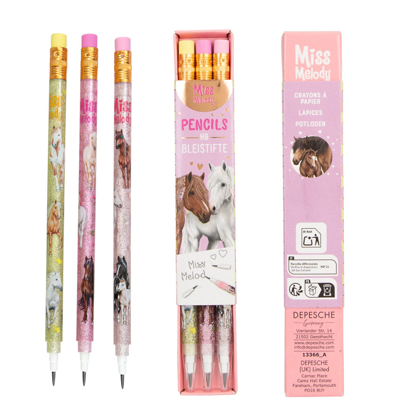 Miss Melody Push Pencils