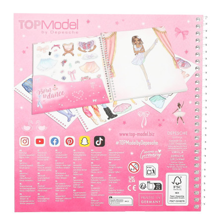 TOPModel Dress Me Up Stickerbuch Ballet