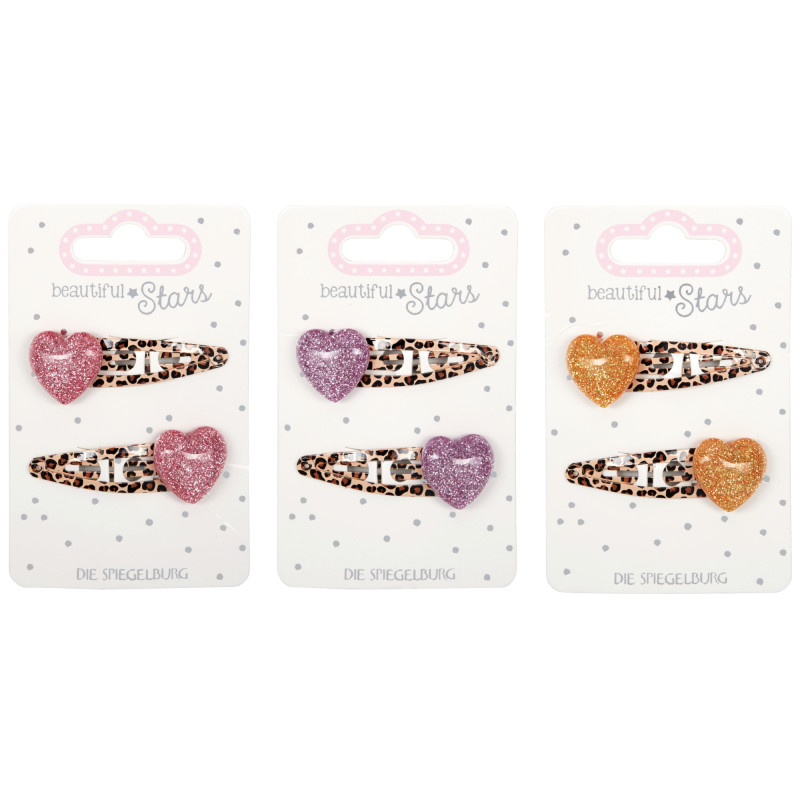 Haarclips Herz - beautiful Stars, sortiert